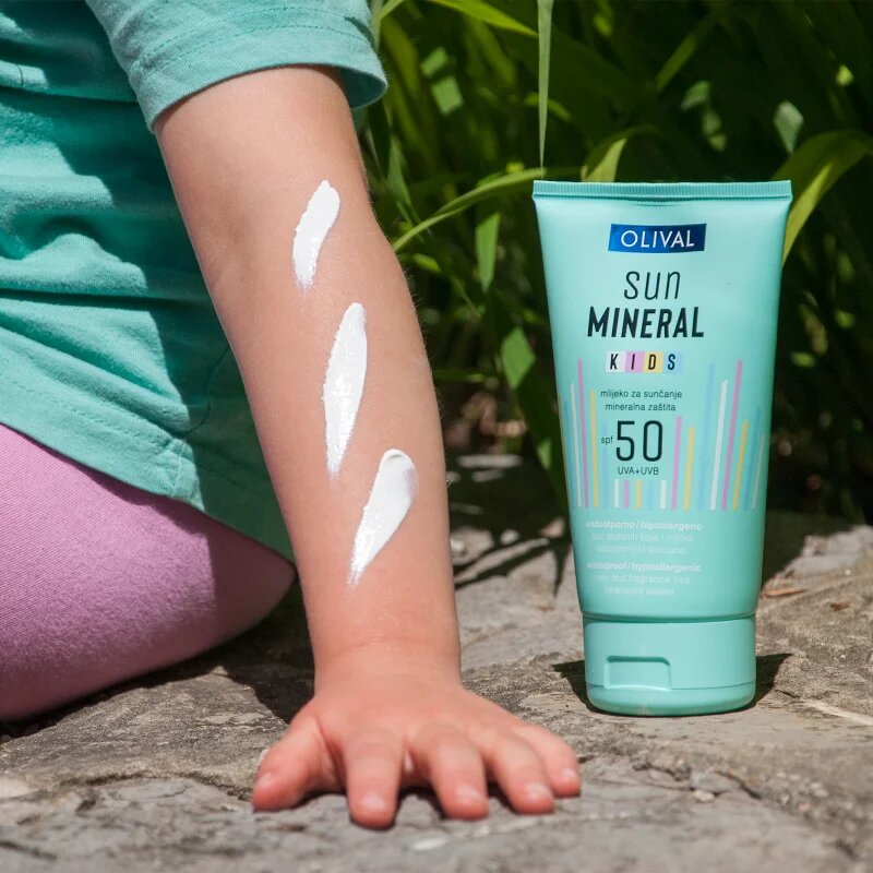 Olival Sun Mineral Kids loțiune pentru plaja SPF 50 pentru copii 150 ml