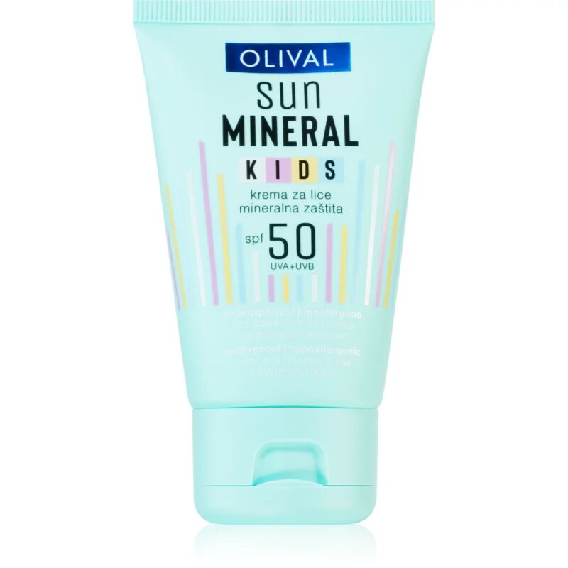 Sun Mineral Kids protectie solara pentru copii pentru fata si corp SPF 50 50 ml