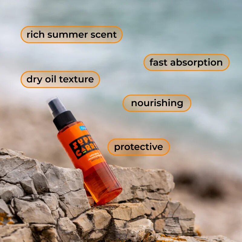Olival SUPER Carrot Dry Oil Ulei de corp uscat accelerator de bronzare 100 ml