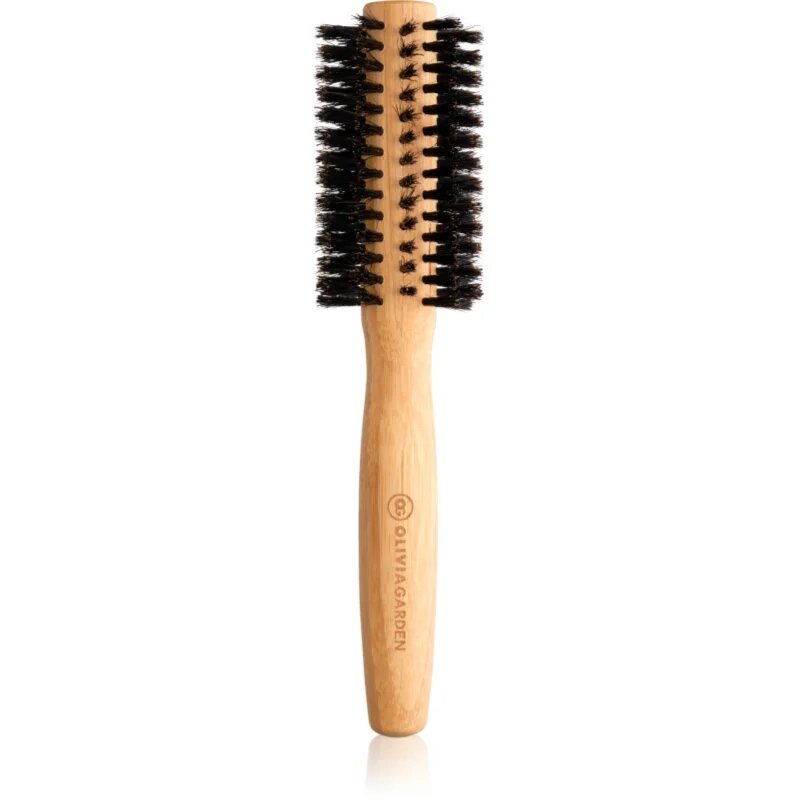 Olivia Garden Bamboo Touch Blow Boar perie rotundă pentru păr Ø 15 mm 1 buc