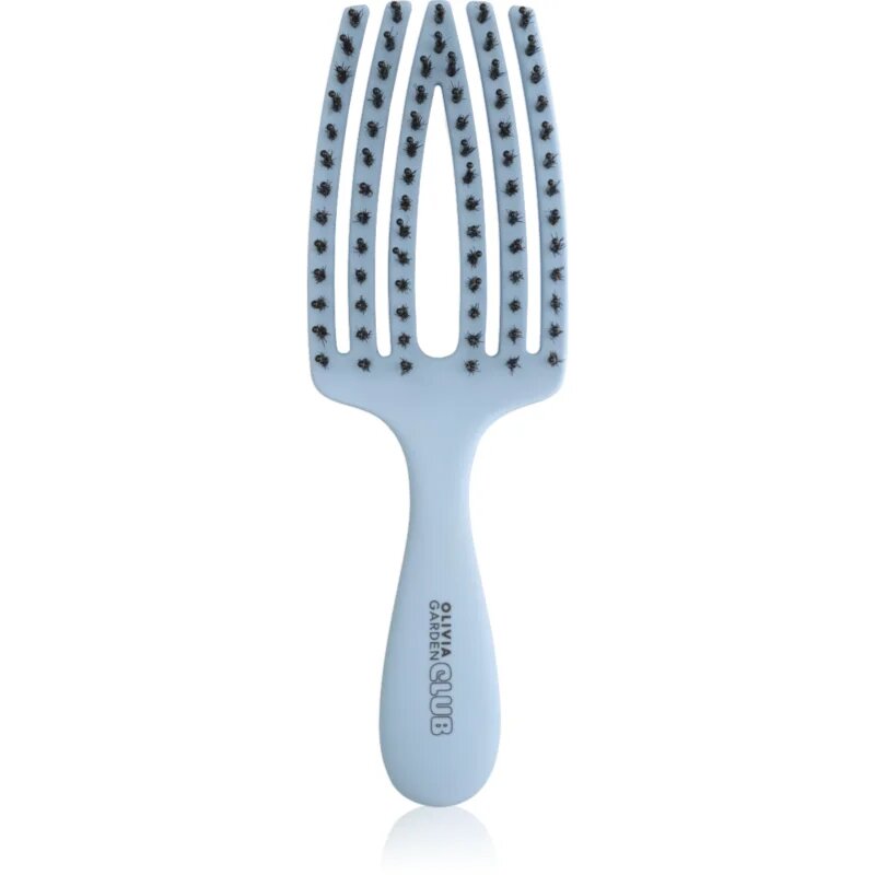 Olivia Garden Club The Nomad Detangling&Shine Fingerbrush​ perie de tip paletă pentru păr 1 buc