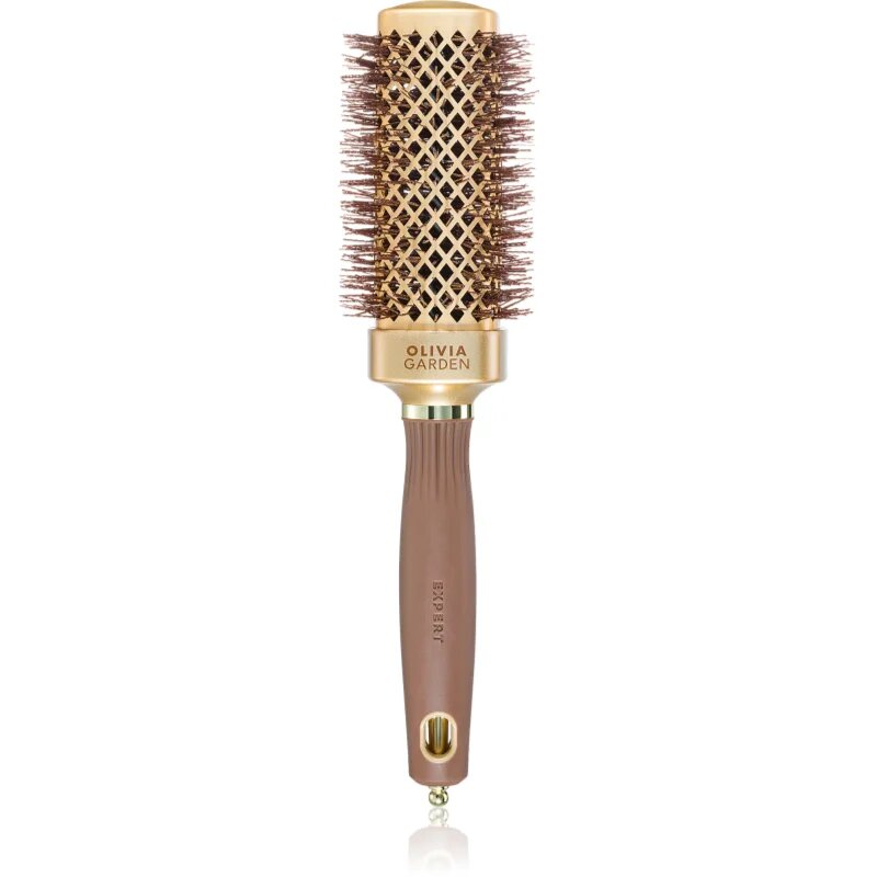 Olivia Garden Expert Straight Wavy perie pătrată pentru uscarea părului 40 mm 1 buc