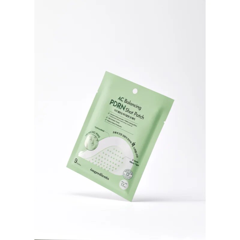 Ongredients AC Balancing PDRN Shot Patch plasturi pentru piele problematică cu efect calmant 9 buc
