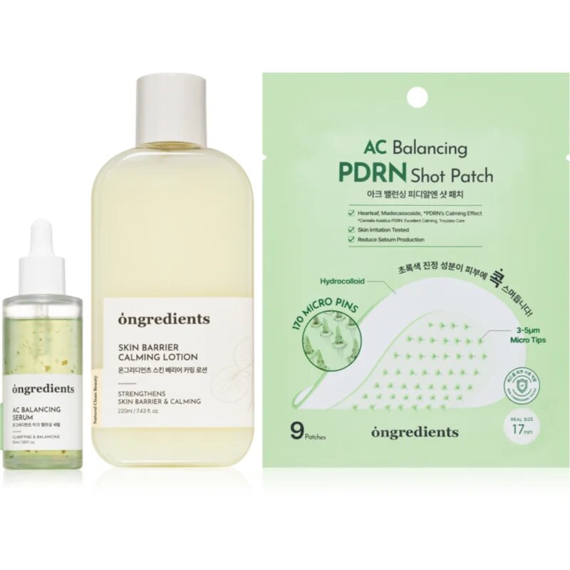 Ongredients AC Balancing set pentru o piele perfecta