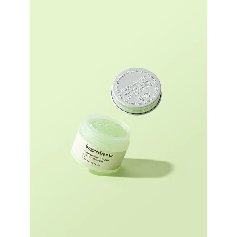 Ongredients Fresh Soothing Cream crema gel hidratanta cu textura usoara 50 ml