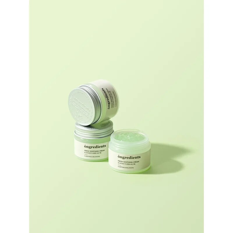 Ongredients Fresh Soothing Cream crema gel hidratanta cu textura usoara 50 ml