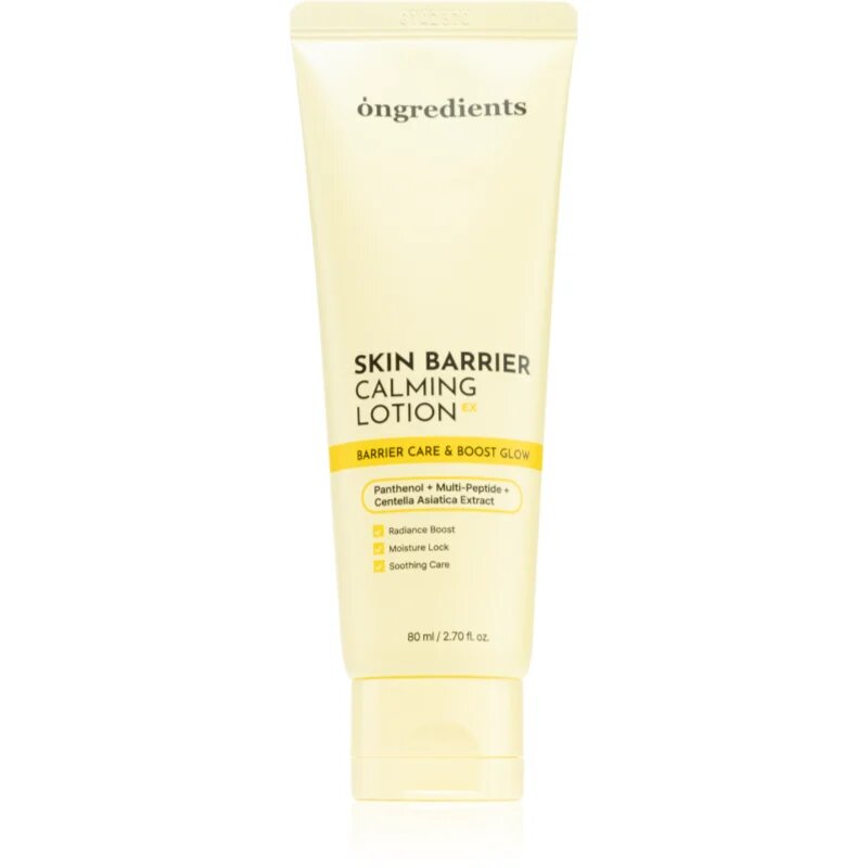 Ongredients Skin Barrier Calming Lotion EX lotiune hidratanta pentru fortificarea barierei cutanate 80 ml