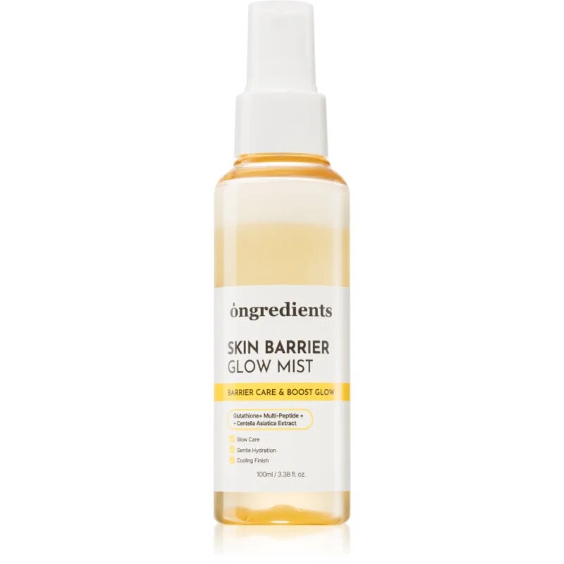 Ongredients Skin Barrier Glow Mist ceață facială tonică pentru fortificarea barierei cutanate 100 ml