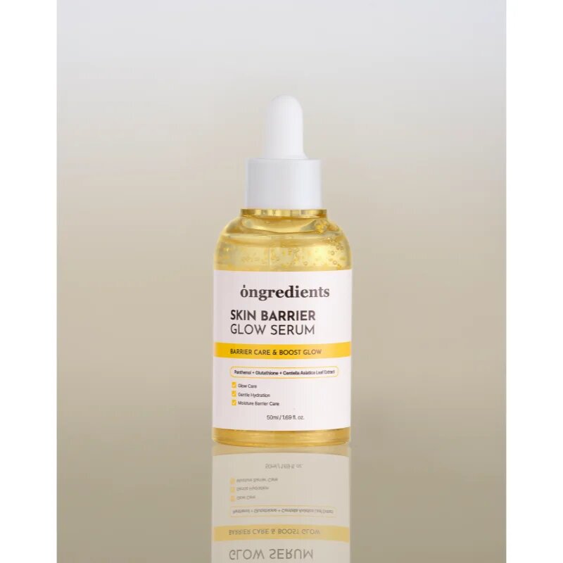 Ongredients Skin Barrier Glow Serum ser cu efect iluminator pentru uniformizarea nuantei tenului 50 ml