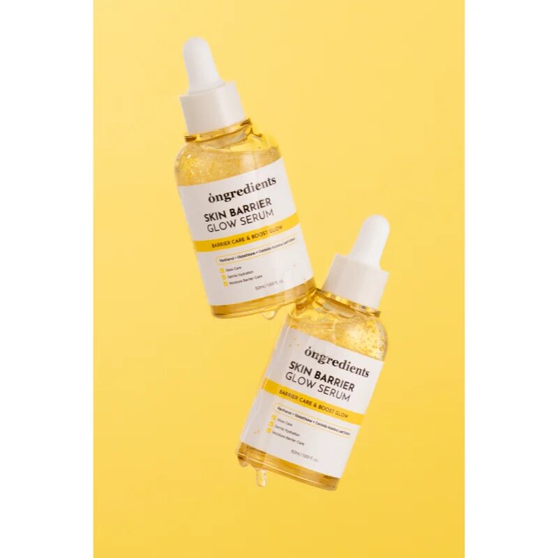 Ongredients Skin Barrier Glow Serum ser cu efect iluminator pentru uniformizarea nuantei tenului 50 ml