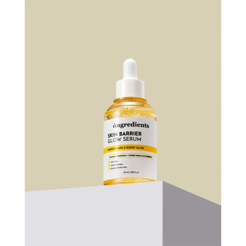 Ongredients Skin Barrier Glow Serum ser cu efect iluminator pentru uniformizarea nuantei tenului 50 ml