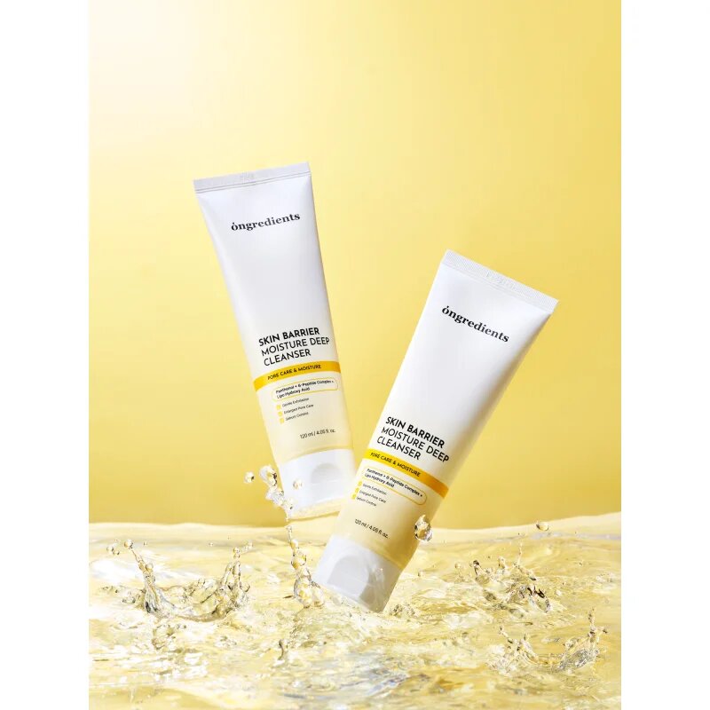 Ongredients Skin Barrier Moisture Deep Cleanser gel de curățare blând pentru fortificarea barierei cutanate 120 ml