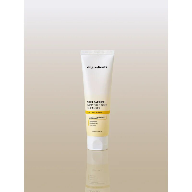 Ongredients Skin Barrier Moisture Deep Cleanser gel de curățare blând pentru fortificarea barierei cutanate 120 ml