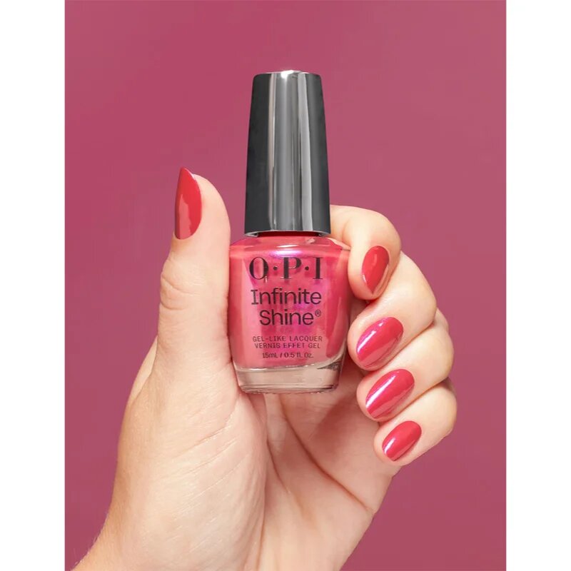 OPI Infinite Shine Silk lac de unghii cu efect de gel Strawberry Margarita 15 ml