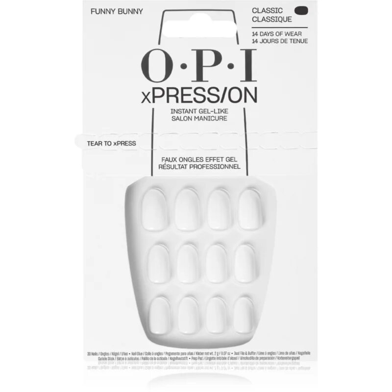 OPI xPRESS/ON unghii artificiale Funny Bunny 30 buc