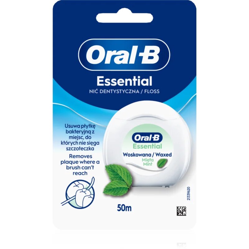 Essential Floss Mint ata dentara cu aroma de menta 50 m