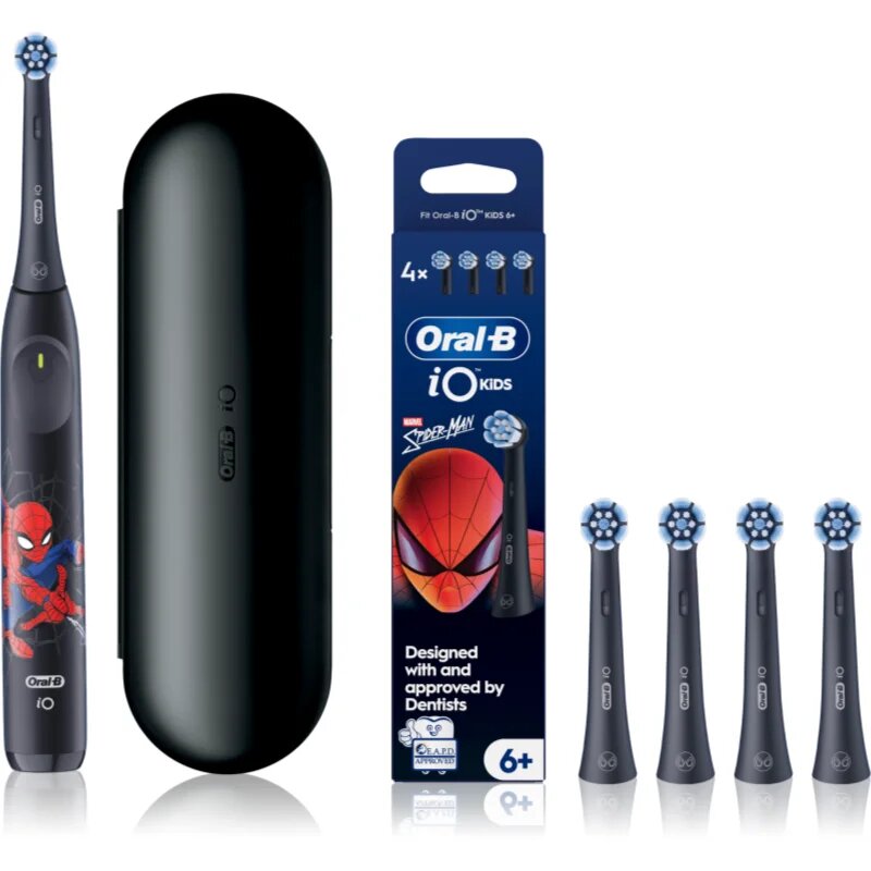 Oral-B iO Kids Marvel Spiderman set de periuțe de dinți și de capete de rezervă pentru copii