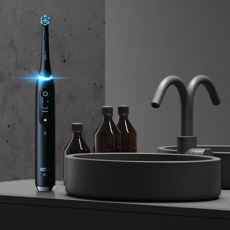 Oral-B iO10 periuta de dinti electrica Black Spreckels 1 buc