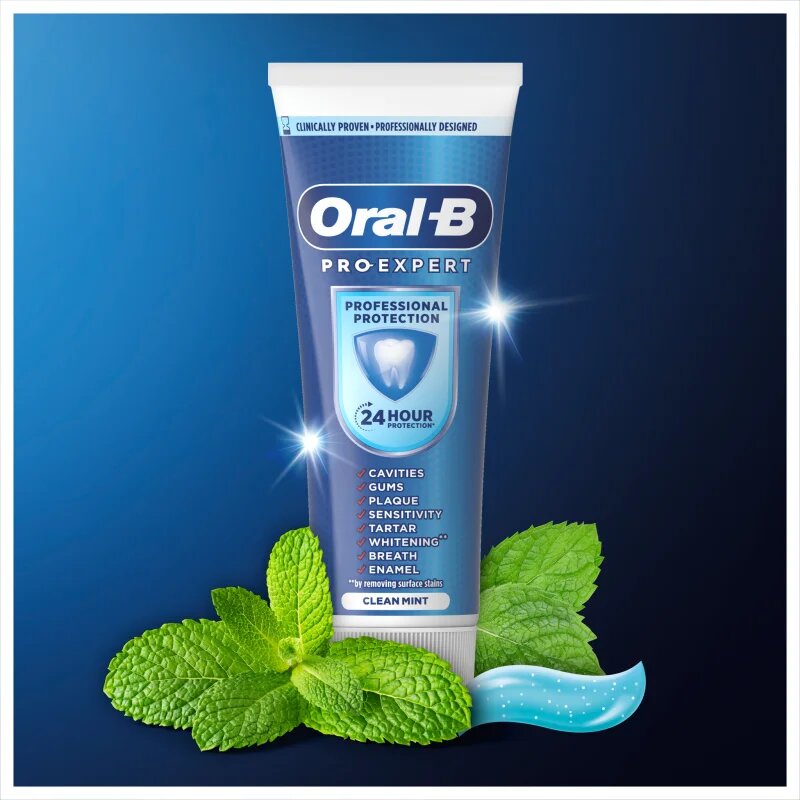 Oral-B Pro Expert Professional Protection pastă de dinți pentru protecția gingiilor 2x75 ml