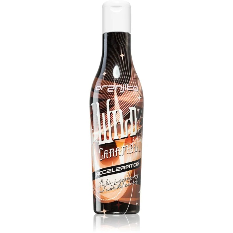 Oranjito Level 2 Wild Caramel loțiune pentru bronzat la solar cu componente bio și accelerator de bronzare 200 ml