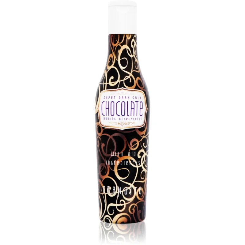 Oranjito Max. Effect Chocolate loțiune pentru bronzat la solar cu componente bio și accelerator de bronzare 200 ml