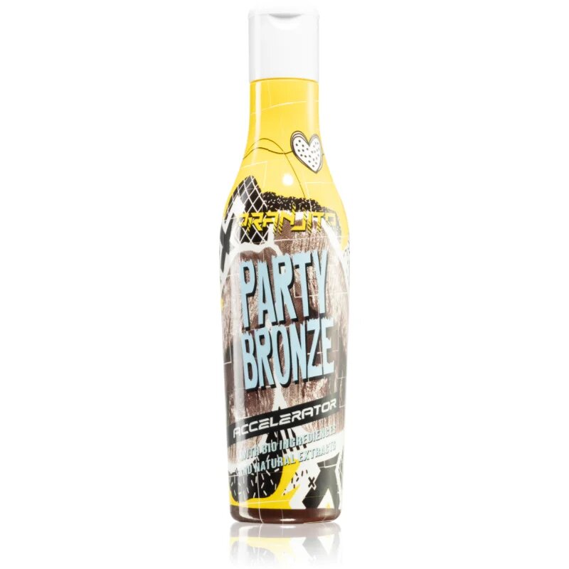 Oranjito Party Bronze Accelerator loțiune pentru bronzat la solar cu componente bio și accelerator de bronzare unisex 200 ml