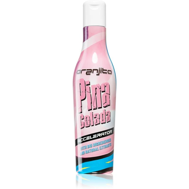 Oranjito Pina Colada Accelerator loțiune pentru bronzat la solar cu componente bio și accelerator de bronzare 200 ml