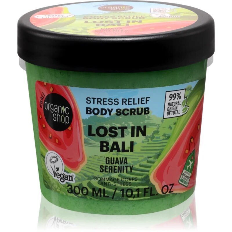 Organic Shop Lost In Bali exfoliant de corp hidratant 300 ml