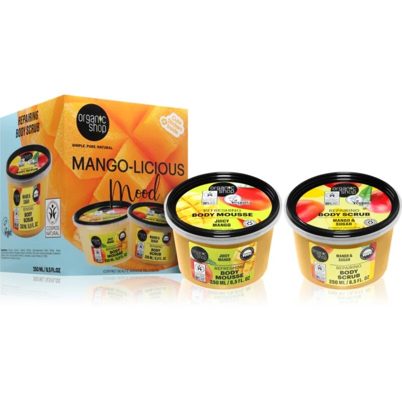Organic Shop Mango-licious Mood Beauty Set set cadou pentru corp