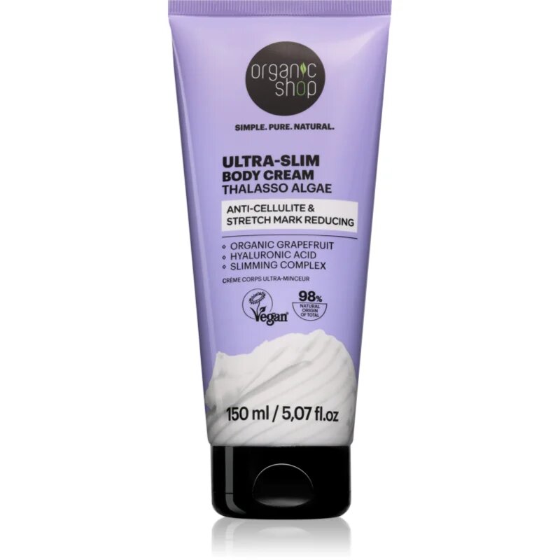 Organic Shop Thalasso Ultra-Slim Body Cream crema pentru slabit pentru celulită și vergeturi 150 ml