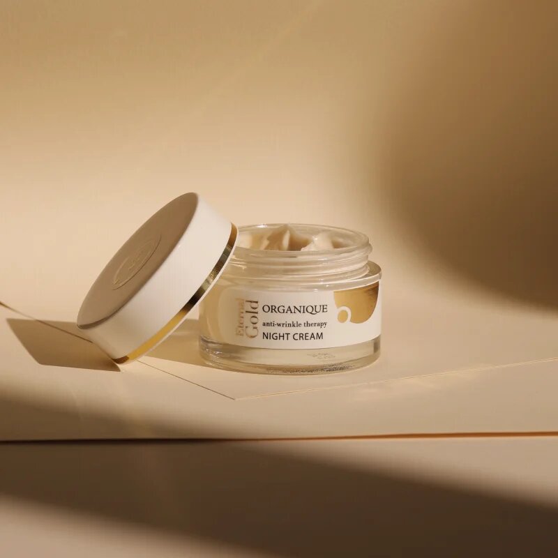 Organique Eternal Gold Anti-Wrinkle Therapy Crema de noapte hidratanta anti-rid 50 ml