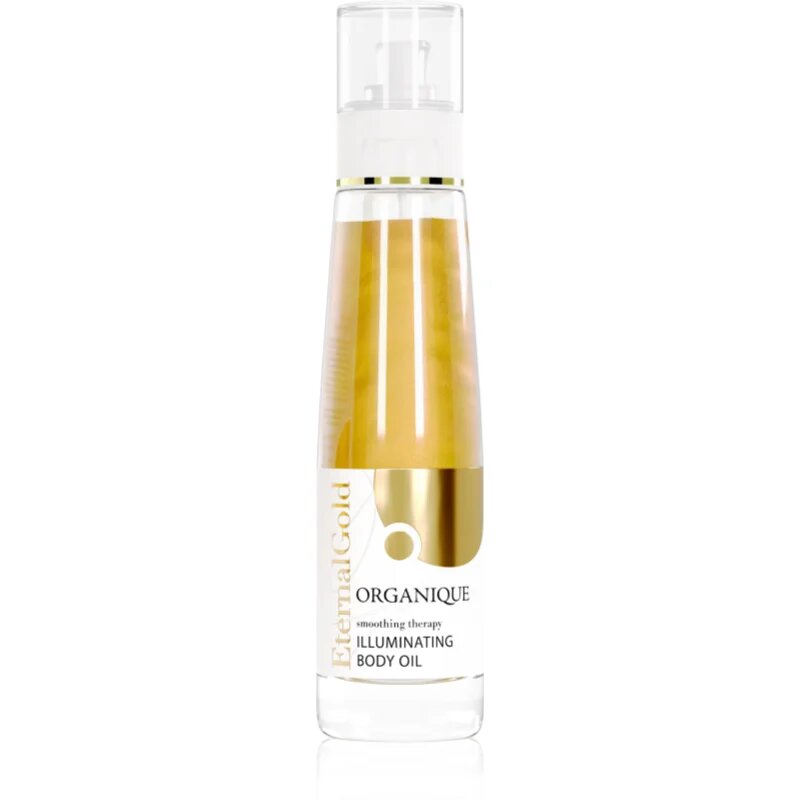 Organique Eternal Gold Smoothing Therapy Ulei de corp uscat cu particule stralucitoare 100 ml