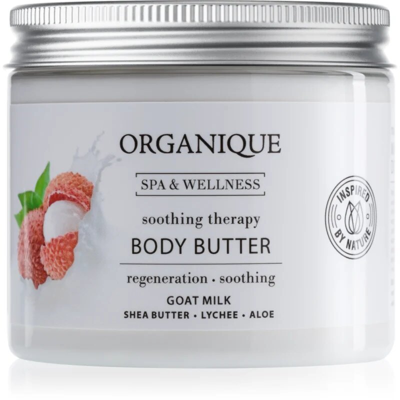 Organique Soothing Therapy unt pentru corp hranitor cu lapte de capra 200 ml