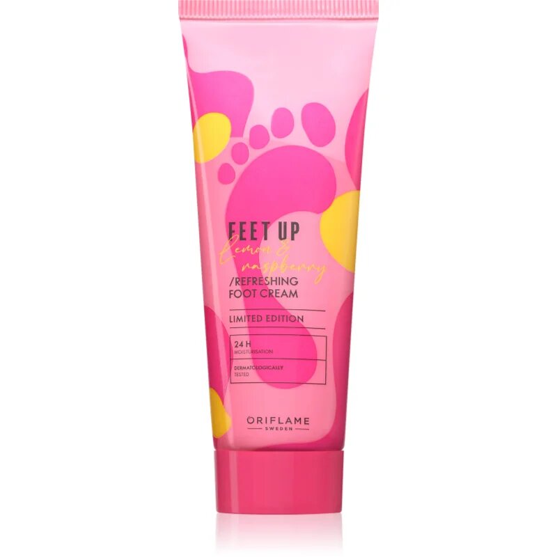 Oriflame Feet Up Lemon & Raspberry crema de picioare 75 ml