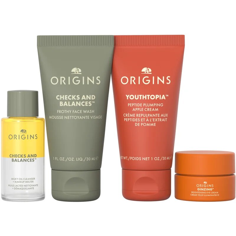 Origins Cleanse & Glow Essentials set cadou