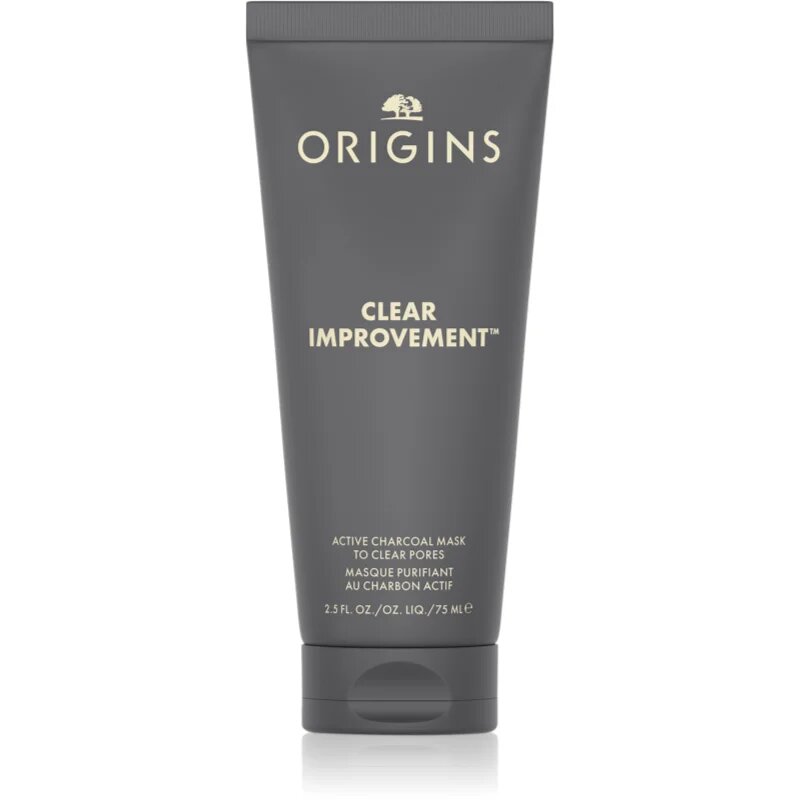 Origins Clear Improvement® Active Charcoal Mask To Clear Pores Masca de curățare cu cărbune 75 ml