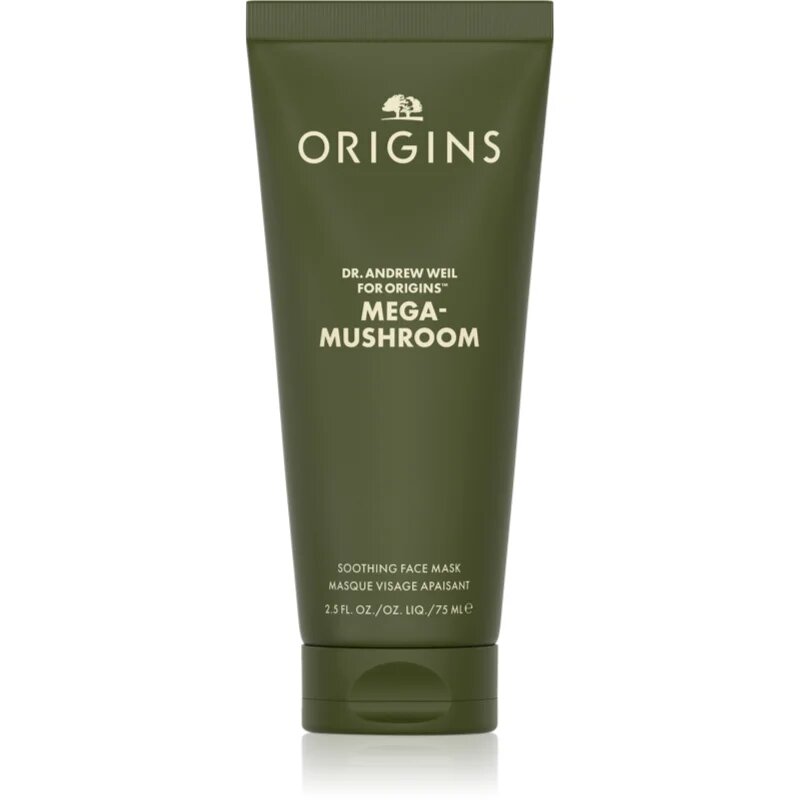 Origins Dr. Andrew Weil for ™ Mega-Mushroom Relief & Resilience Soothing Face Mask mască facială regeneratoare și hidratantă 75 ml