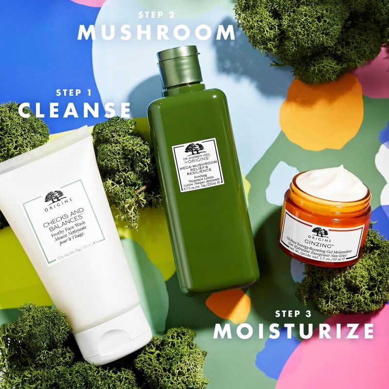 Origins Dr. Andrew Weil for ™ Mega-Mushroom Relief & Resilience Soothing Treatment Lotion crema de fata calmanta si hidratanta 100 ml