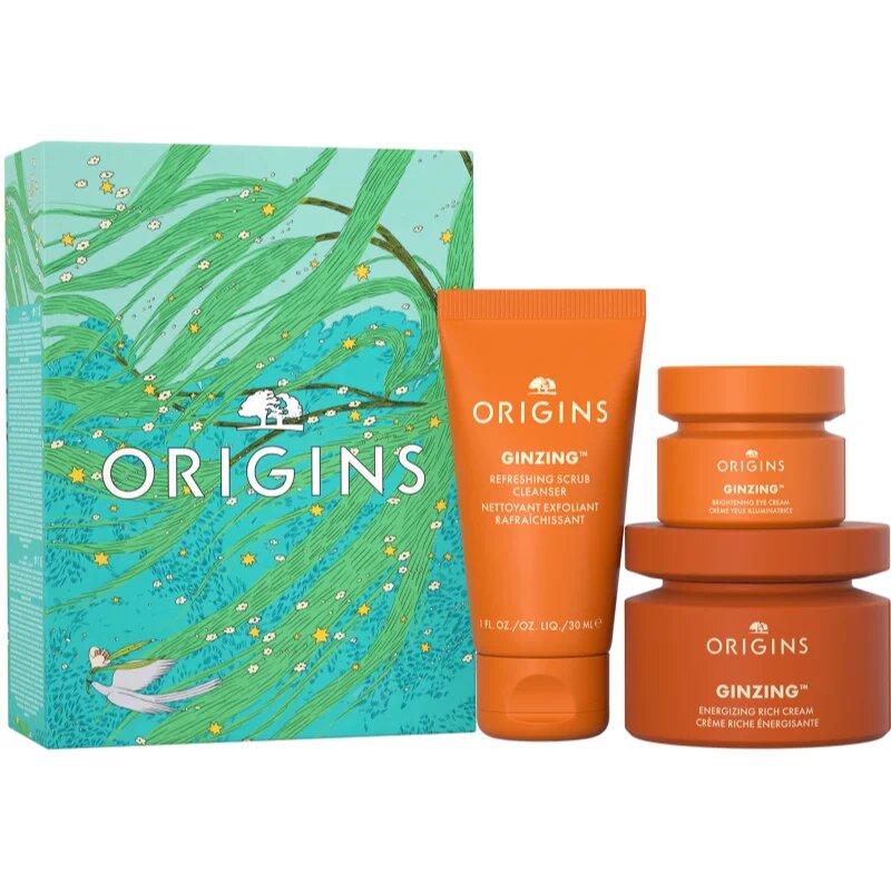 Origins GinZing™ Glowing Essentials set cadou pentru tenul uscat
