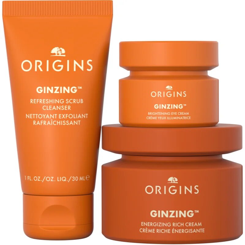 Origins GinZing™ Glowing Essentials set cadou pentru tenul uscat
