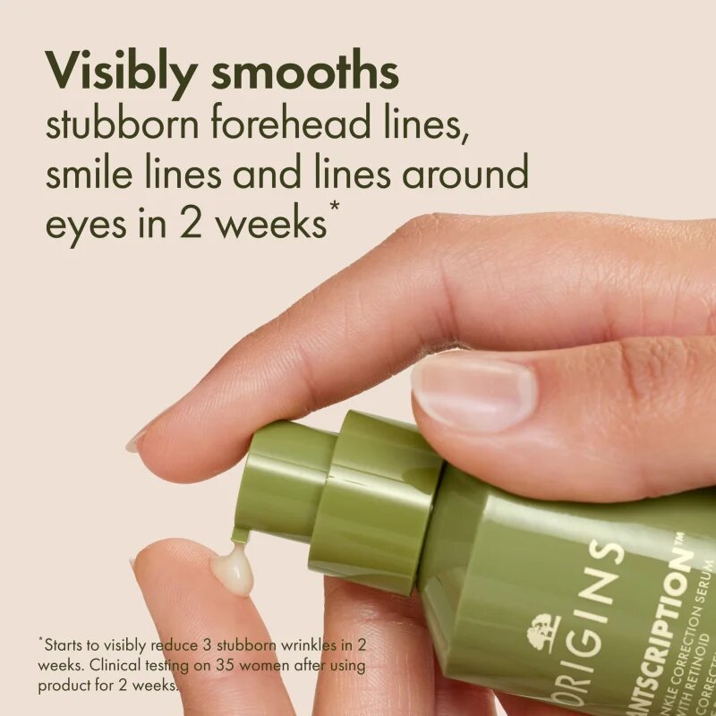 Origins Plantscription™ Active Wrinkle Correction Serum ser antirid și de ridicare 48 ml