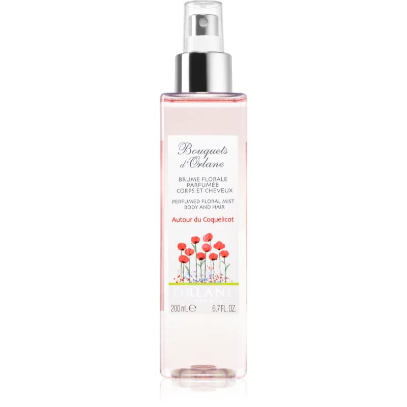 Orlane Bouquets d’ Autour du Coquelicot eau fraiche pentru corp si par pentru femei 200 ml