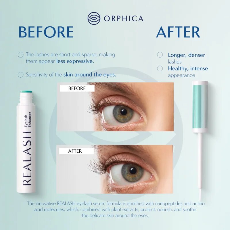 Orphica Realash ser pentru gene 3 ml