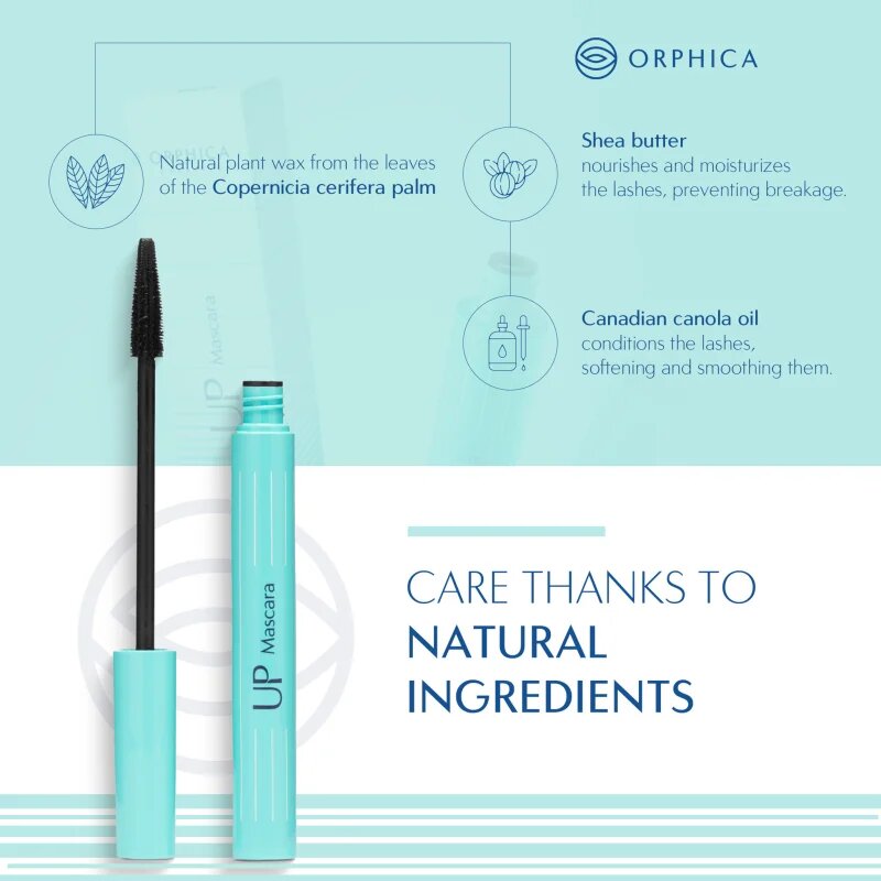 Orphica Up Mascara pentru alungirea si separarea genelor 7.5 ml