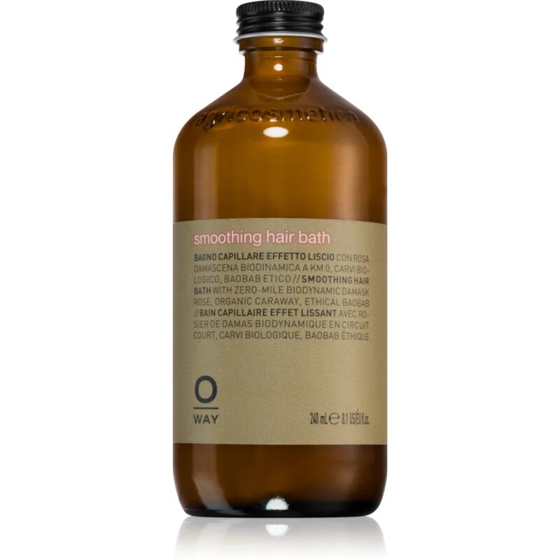 Smooth+ Hair Bath sampon pentru indreptarea parului pentru par uscat si indisciplinat 240 ml
