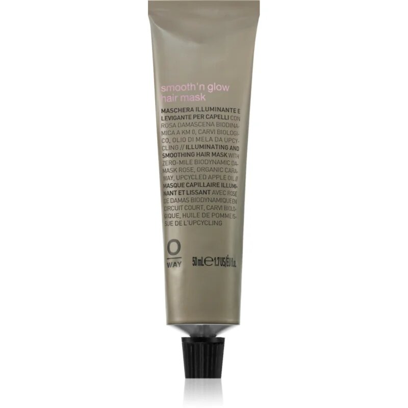 Oway Smooth'n glow Hair Mask masca pentru netezire pentru un par stralucitor si catifelat 50 ml