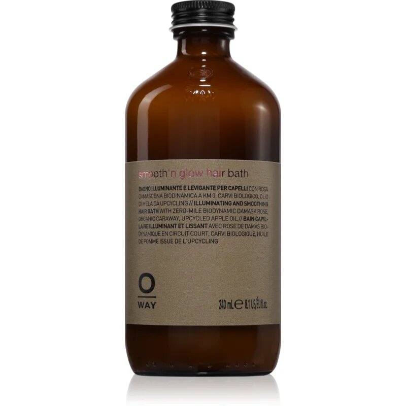 Oway Smooth'n glow Hiar Bath șampon de baie pentru un par stralucitor si catifelat 240 ml