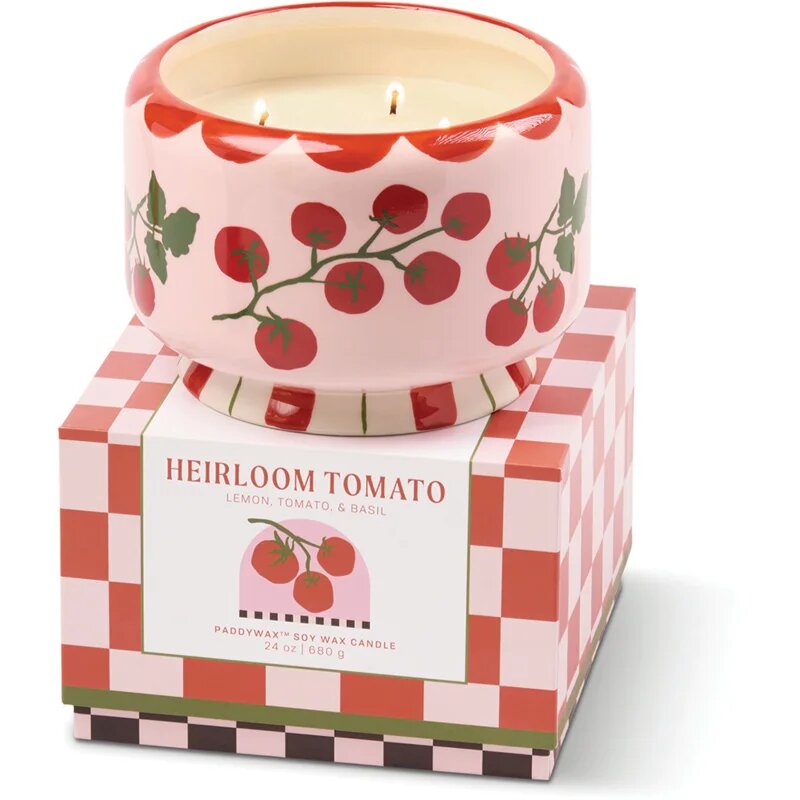 Paddywax A Dopo Heirloom Tomato lumânare parfumată din ceramică 680 g