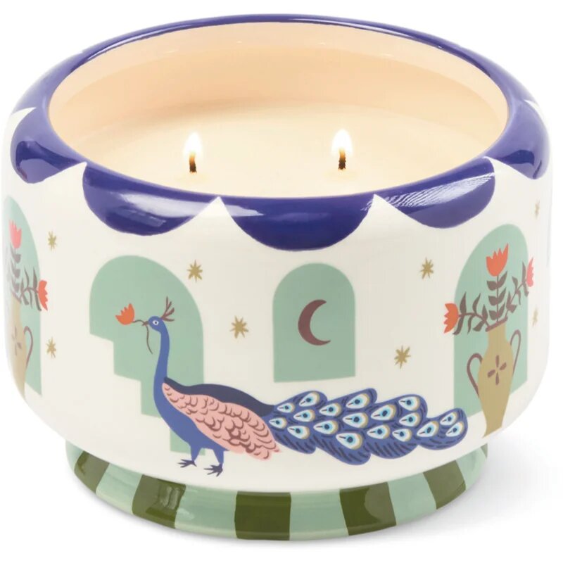 Paddywax A Dopo Peacock Blue lumânare parfumată din ceramică 680 g
