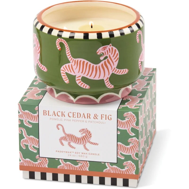 Paddywax A Dopo Tiger lumânare parfumată din ceramică 680 g